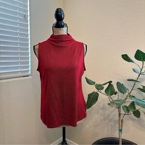 Apt. 9 Sleeveless Burgundy Tank Top